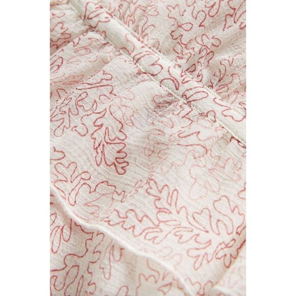 Ted Baker Evelyna Printed Texture GGT Mini Dress Ivory Womens Size 3 Medium 8 - Picture 7 of 12